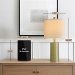 G-SAFAVA 20.25" Green Ceramic Table Lamp