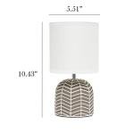 Petite Webbed Waves Bedside Table Desk Lamp