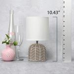 Petite Webbed Waves Bedside Table Desk Lamp