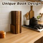Book Shaped Wooden Cutting Boards – Set of 3