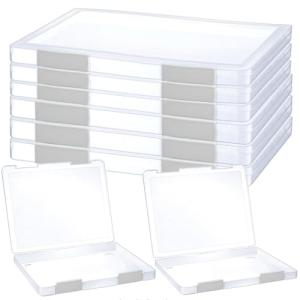Clear A4 Document Storage Box - Set of 6