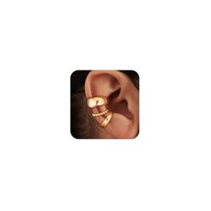 3Pcs Non-Piercing Ear Cuffs in Gold