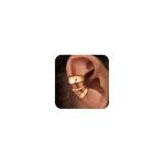 3Pcs Non-Piercing Ear Cuffs in Gold