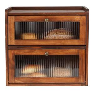 Sunhoo Vintage Bread Box with Acrylic Window