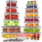 36-Piece BPA-Free Food Storage Set with Labels