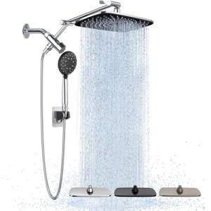 Veken High Pressure Rain Shower Head Combo