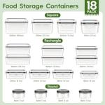 36-Piece BPA-Free Food Storage Set with Labels