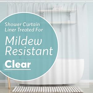 Odorless Waterproof Shower Curtain Liner with Magnets