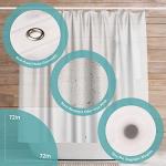 Odorless Waterproof Shower Curtain Liner with Magnets