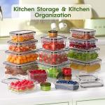 36-Piece BPA-Free Food Storage Set with Labels