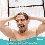 Odorless Waterproof Shower Curtain Liner with Magnets