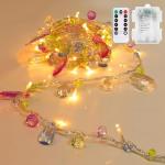 Bohemian Style Battery-Powered String Lights with Jewels