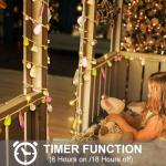 Bohemian Style Battery-Powered String Lights with Jewels