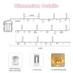 Bohemian Style Battery-Powered String Lights with Jewels