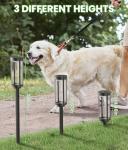 Solar Pathway Lights, 8 Pack, Waterproof Outdoor