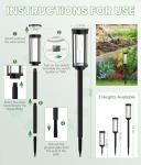 Solar Pathway Lights, 8 Pack, Waterproof Outdoor