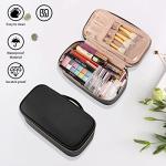 Cute Portable Makeup Bag for Travel - Black