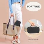 Cute Portable Makeup Bag for Travel - Black