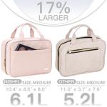 Pink Portable Travel Toiletry Bag for Women