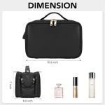 Large Capacity Waterproof Travel Makeup Bag - Black