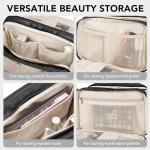 Large Capacity Waterproof Travel Makeup Bag - Black