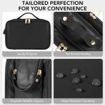 Large Capacity Waterproof Travel Makeup Bag - Black