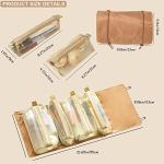 KAKKOII 4-in-1 Roll Up Makeup Organizer Bag