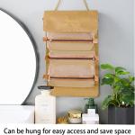 KAKKOII 4-in-1 Roll Up Makeup Organizer Bag