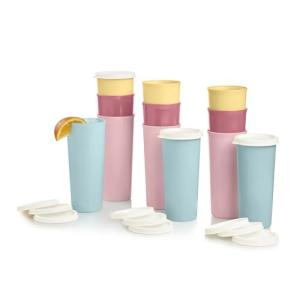 12 Pack Tupperware Tumblers - Dishwasher Safe