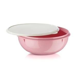 Pink Vintage Tupperware 1.7 Gallon Mixing Bowl