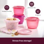 Vintage Pink 16-Piece Tupperware Food Storage Set