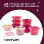 Vintage Pink 16-Piece Tupperware Food Storage Set