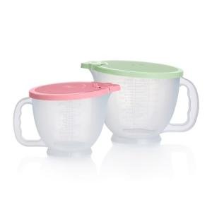 Mint Green & Candy Pink Tupperware Pitcher Set