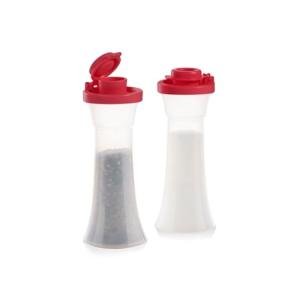 Mini 4-Inch Red Hourglass Salt and Pepper Shakers