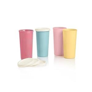 11 Oz Tupperware Impression Tumblers - Set of 4