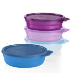 Microwave Safe Cereal Bowls Set with Lids