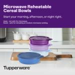 Microwave Safe Cereal Bowls Set with Lids
