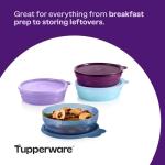 Microwave Safe Cereal Bowls Set with Lids