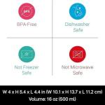 Tupperware 16 oz Tumblers Set of 4