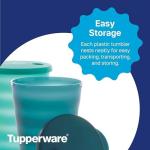 Tupperware 16 oz Tumblers Set of 4