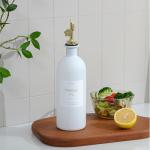 Olive Oil Dispenser Set with Bamboo Tray