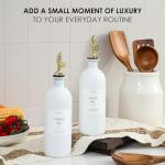 Olive Oil Dispenser Set with Bamboo Tray