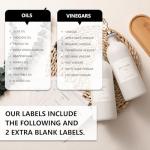 Olive Oil Dispenser Set with Bamboo Tray