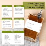 3-Pack Glass Olive Oil Dispenser Set