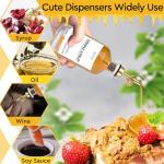 Olive Oil Dispenser Set with Spout and Labels