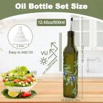 Glass Oil and Vinegar Dispenser Set - 17oz