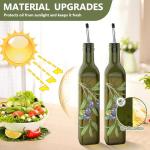 Glass Oil and Vinegar Dispenser Set - 17oz