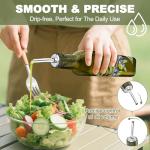 Glass Oil and Vinegar Dispenser Set - 17oz