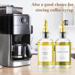 Olive Oil Dispenser with Bamboo Tray & Spout