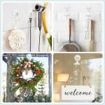 Clear Suction Cup Razor Holder Set, 2 Pcs